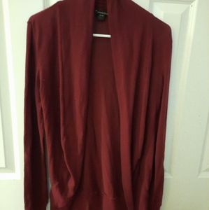 Maroon cardigan